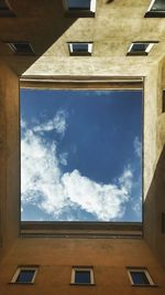 Low angle view of building against sky