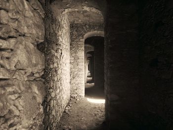 Corridor of old building