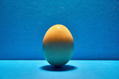 Close-up of orange fruit on table