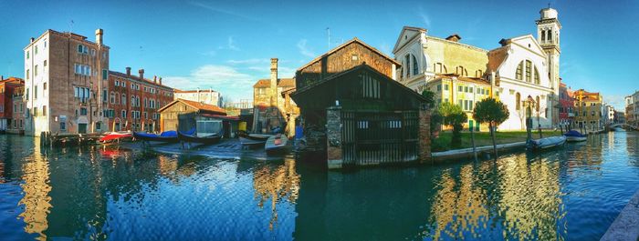 Buildings with waterfront