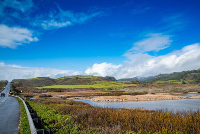 Scenic view of landscape against sky