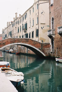 Bridge over river in city