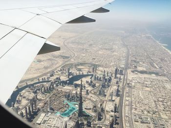 Aerial view of city