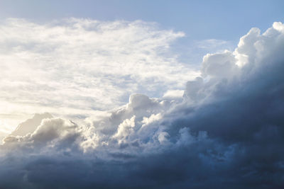 View of cloudscape