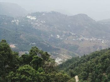 Scenic view of mountains