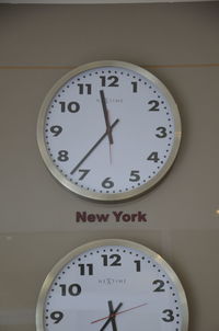 Close-up of clock