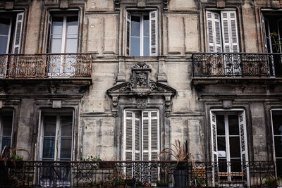 Low angle view of historic building