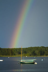 Boat in sea