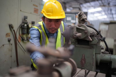 Man working at workshop