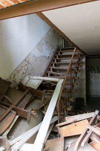 Staircase of old building