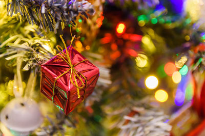 Close-up of christmas tree