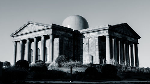 Low angle view of historical building against sky