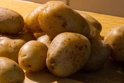 Close-up of fruits on table