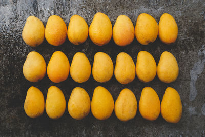 Close-up of yellow eggs
