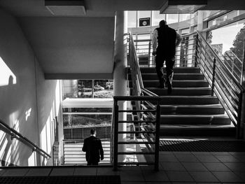 Low angle view of staircase