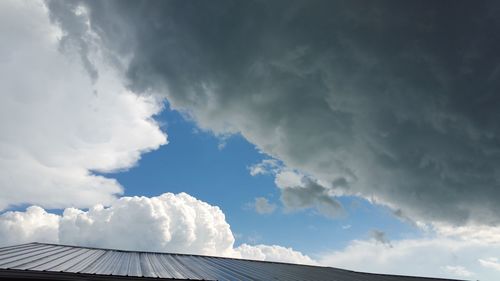 Low angle view of building against sky