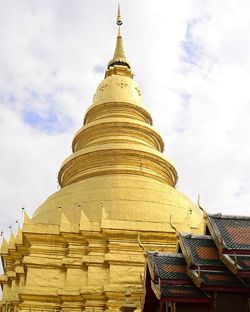 Low angle view of pagoda