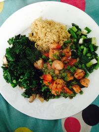 Close-up of salad in plate