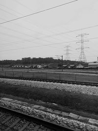 Train on railroad track