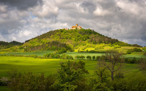 Scenic view of landscape against sky