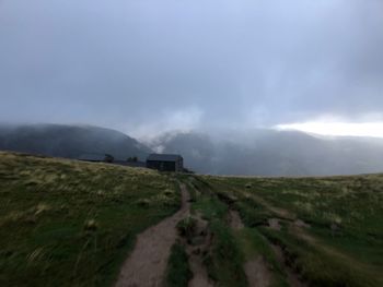 Scenic view of landscape against sky