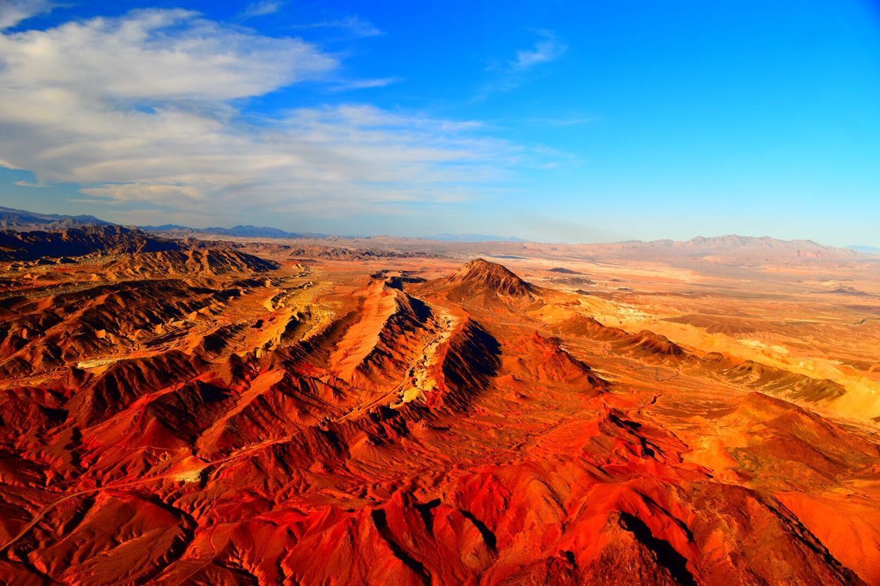 AERIAL VIEW OF A MOUNTAIN