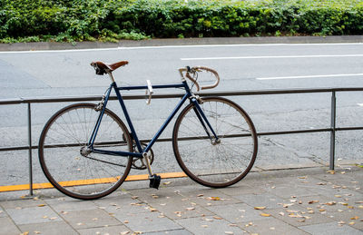 Bicycle on street