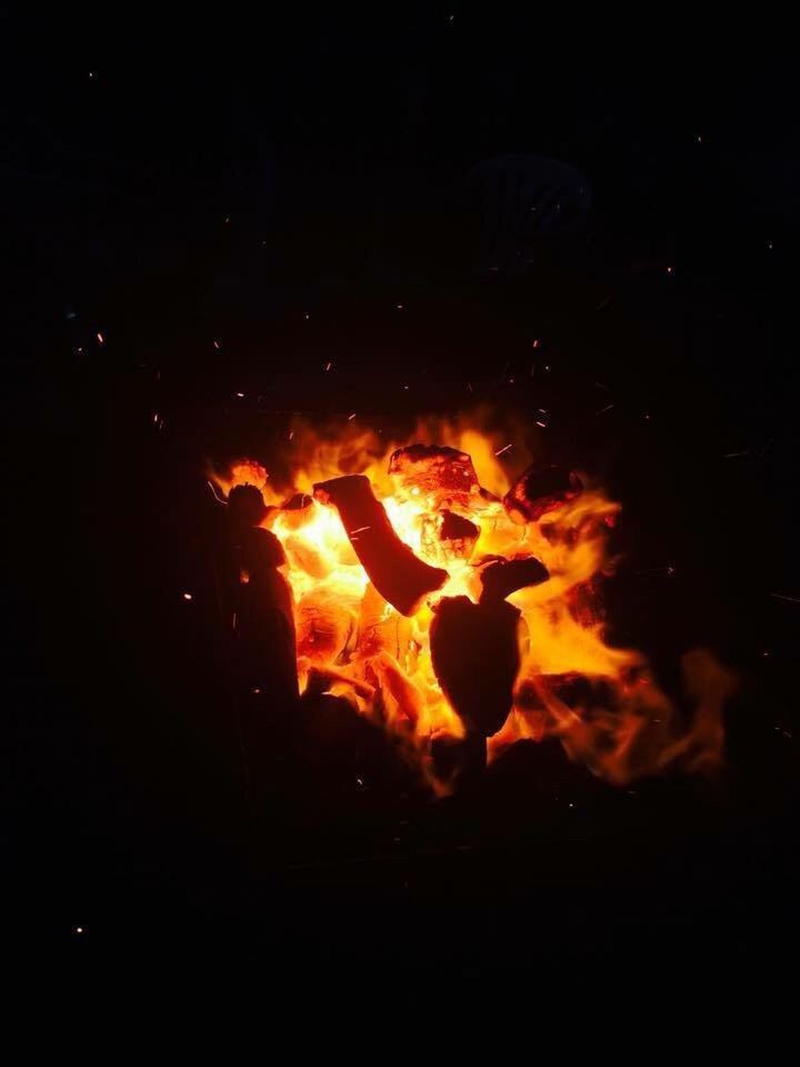 burning, flame, fire - natural phenomenon, heat - temperature, bonfire, night, glowing, fire, campfire, heat, firewood, orange color, dark, motion, illuminated, light - natural phenomenon, close-up, indoors