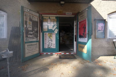 Interior of abandoned building