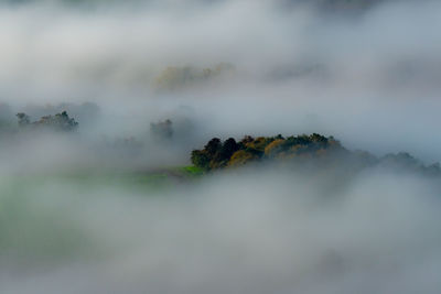 Panoramic view of land against sky