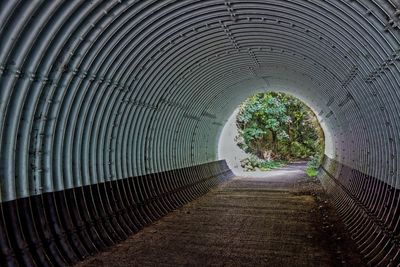 Footpath in tunnel