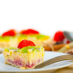 Close-up of food on table