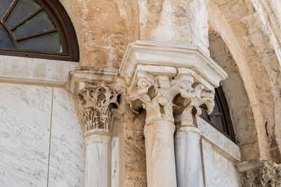 Low angle view of historical building