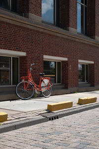 Bicycle outside building