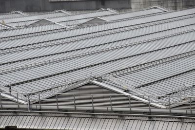 Low angle view of roof of building