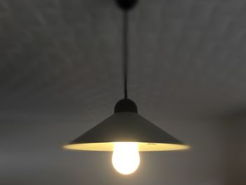 Low angle view of illuminated lights