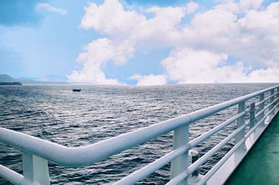 Panoramic view of sea against sky