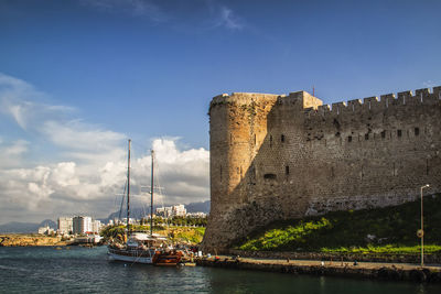 View of historic building against sky