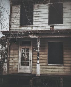 Low angle view of old building