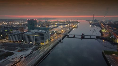 Sunrise dublin city