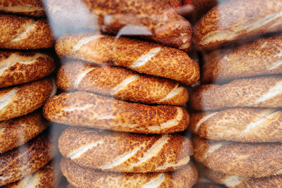 Full frame shot of bread