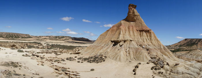 Rock formations in desert