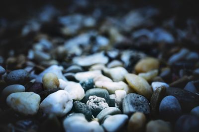 Full frame shot of pebbles