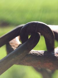 Close-up of rusty metal