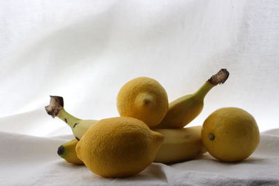 Close-up of fruits on table