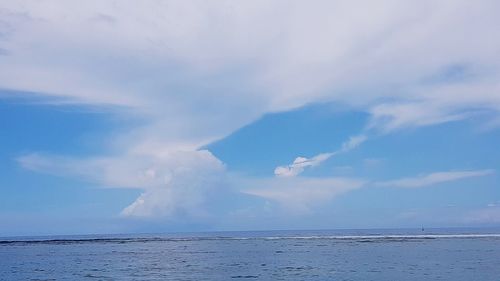 Panoramic view of sea against sky