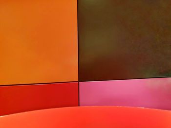 Full frame shot of orange wall