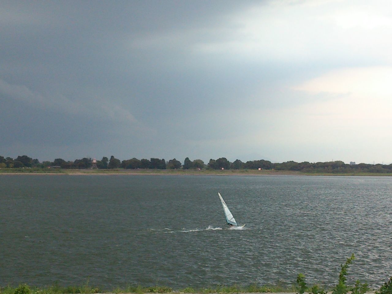 water, sky, tranquil scene, tranquility, cloud - sky, scenics, waterfront, nature, beauty in nature, sea, lake, cloud, river, cloudy, rippled, day, transportation, outdoors, landscape, no people