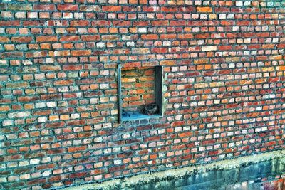 Full frame shot of brick wall