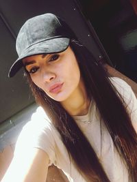 Portrait of young woman